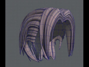 3d hair style for boy v55 3D Model