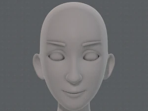 base mesh man character v17 3D Model