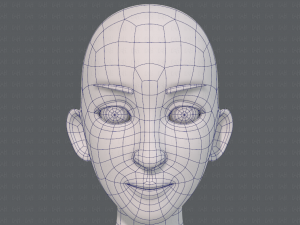 base mesh man character v17 3D Model