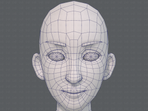 base mesh man character v17 3D Model