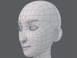 base mesh man character v17 3D Model