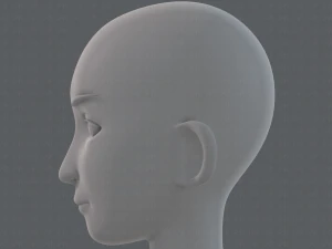 base mesh man character v17 3D Model
