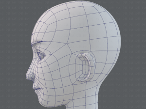 base mesh man character v17 3D Model