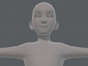 base mesh man character v17 3D Model