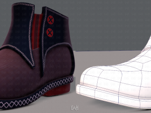 shoes cartoonv39 3D Model