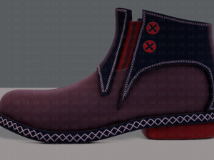 shoes cartoonv39 3D Model