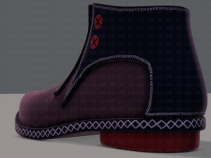 shoes cartoonv39 3D Model