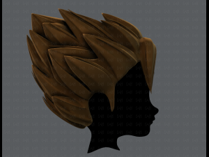 3d hair style for boy v56 Model 3D