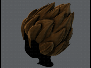 3d hair style for boy v56 Model 3D