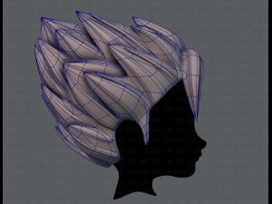 3d hair style for boy v56 Model 3D