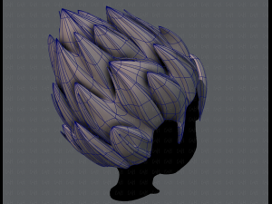 3d hair style for boy v56 Model 3D