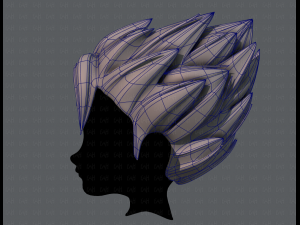 3d hair style for boy v56 Model 3D