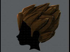 3d hair style for boy v56 Model 3D