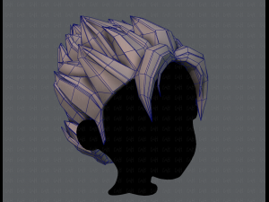 3d hair style for boy v56 Model 3D