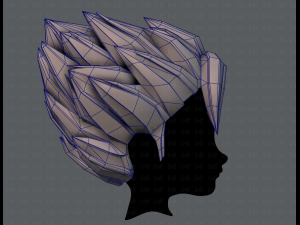3d hair style for boy v56 Model 3D