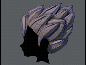 3d hair style for boy v56 Model 3D