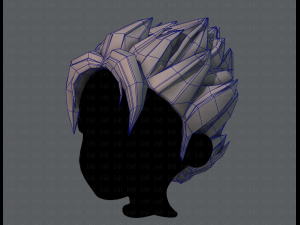3d hair style for boy v56 Model 3D