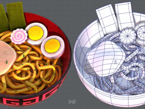 ramen01 3D Model