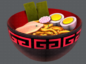 ramen01 Model 3D