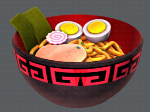 ramen01 Model 3D