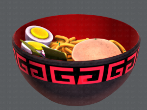 ramen01 Model 3D