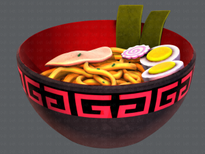 ramen01 Model 3D