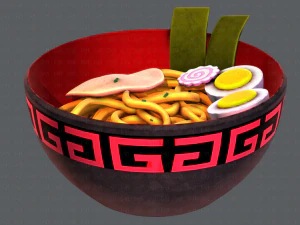ramen01 3D Model