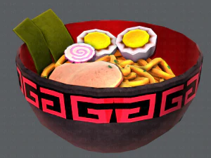 ramen01 3D Model