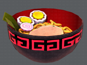 ramen01 Model 3D