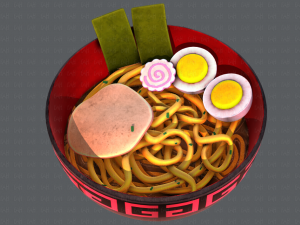 ramen01 Model 3D