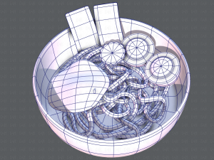ramen01 Model 3D
