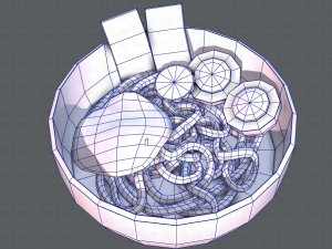 ramen01 Model 3D