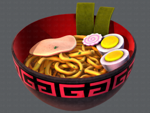 ramen01 Model 3D