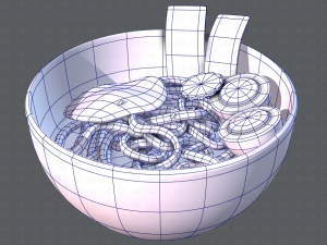 ramen01 Model 3D