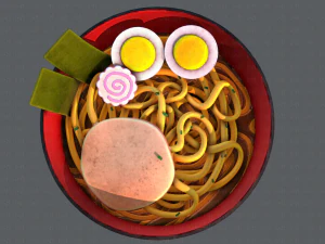 ramen01 3D Model