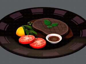 steak01 Modelo 3D