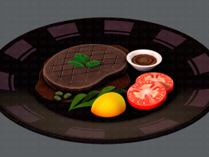 steak01 Modelo 3D