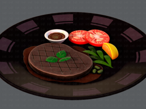 steak01 Modelo 3D