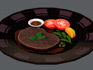 steak01 Modelo 3D