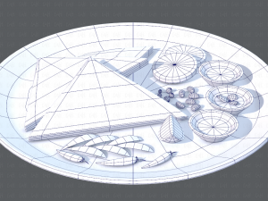 naan bread 01 Modelo 3D