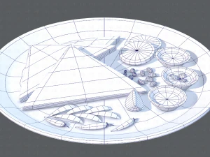 naan bread 01 3D Model