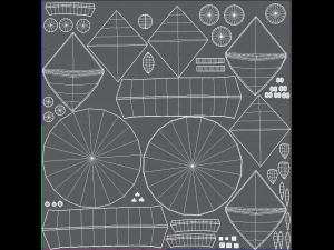 naan bread 01 3D Model
