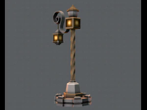 lamp post v01 3D Model