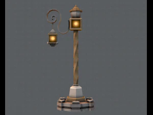 lamp post v01 3D Model