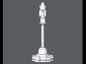 lamp post v01 3D Model