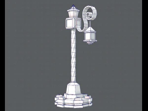 lamp post v01 3D Model