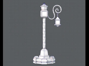 lamp post v01 3D Model