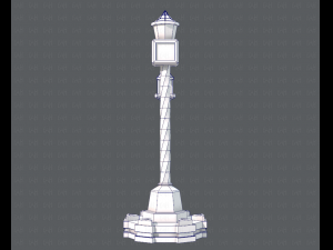 lamp post v01 3D 模型