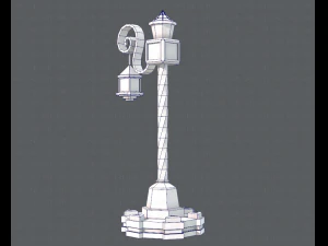 lamp post v01 3D Model
