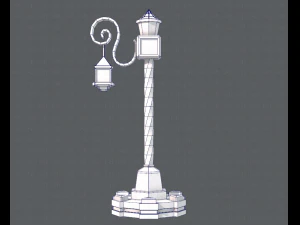 lamp post v01 3D Model
